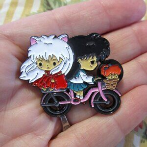 Inuyasha & Kagome Pin Bike~Hard Enamel